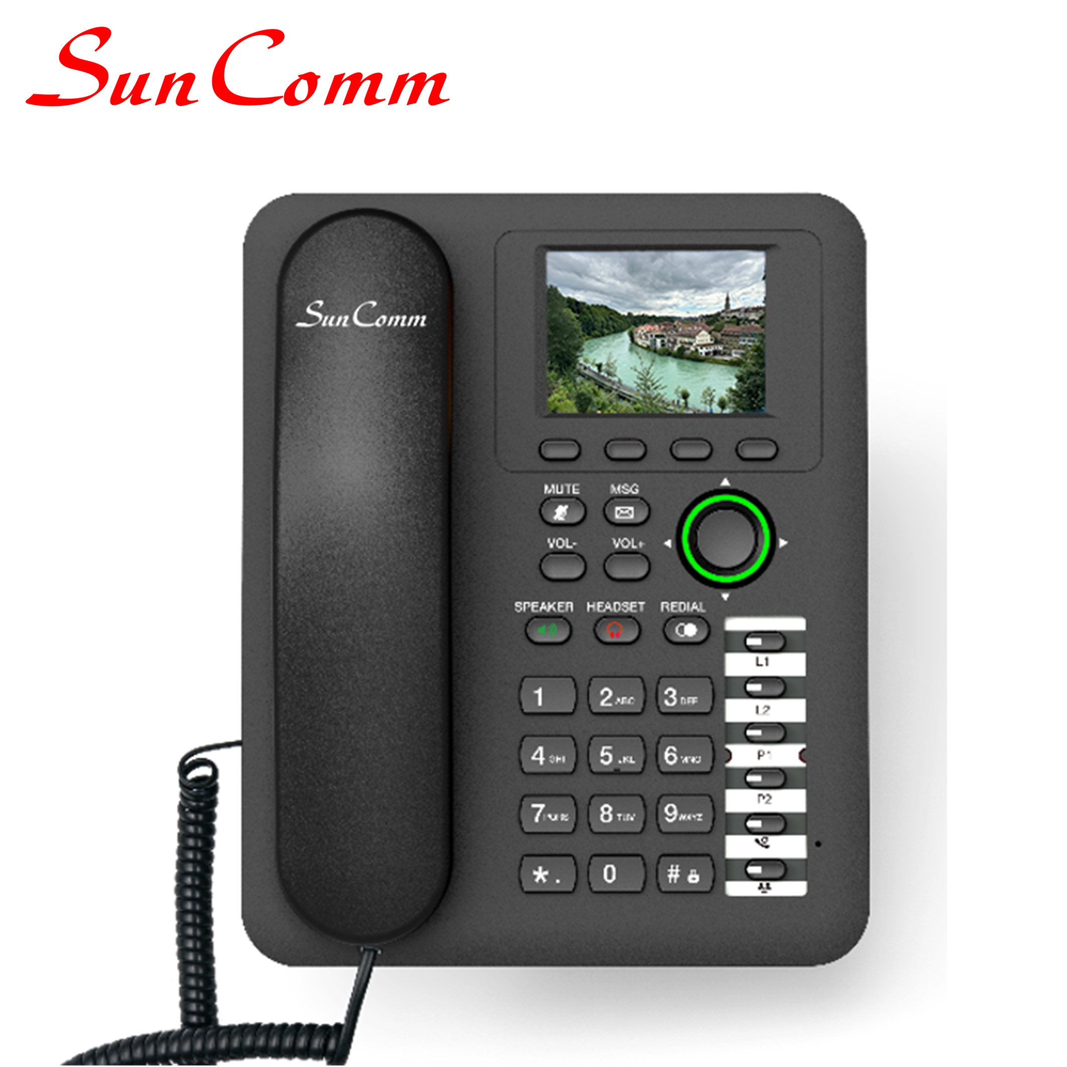 SC-9012B-PH IP Phone with  2SIP, HD Voice, POE, 2.8’ 320 x 240 TFT LCD