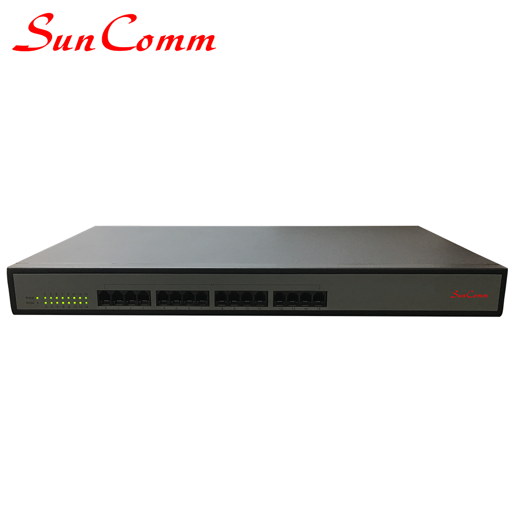 SC-016 with 8FXO+8FXS; 16 port FXO/ FXS (16 RJ-11)